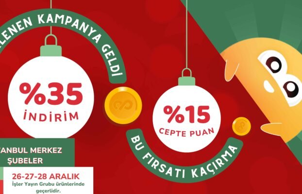 Türkiye Genelinde Büyük Kampanya: İşler Cepte’den %35 İndirim + %15 Cepte Puan Fırsatı